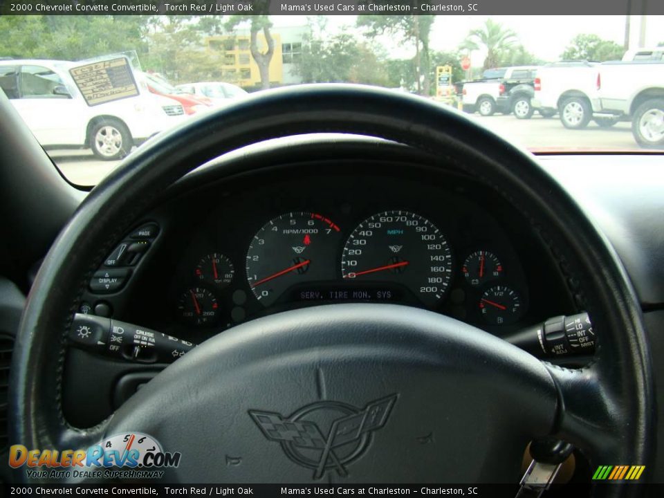 2000 Chevrolet Corvette Convertible Torch Red / Light Oak Photo #15