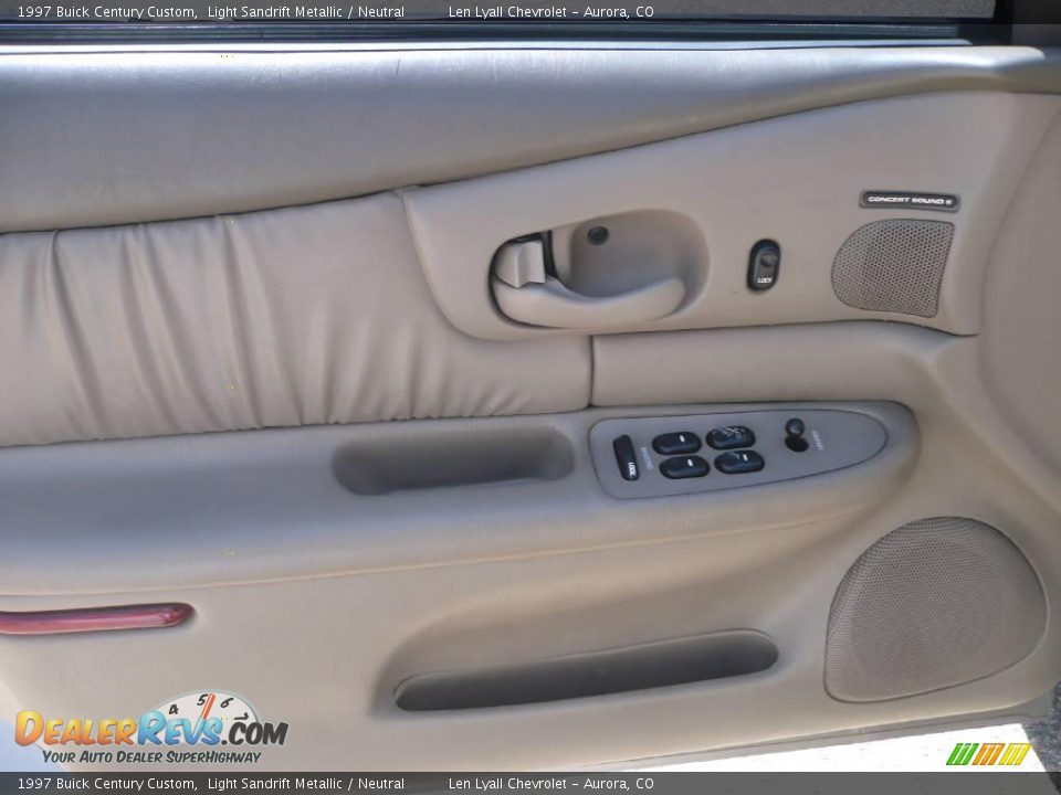 1997 Buick Century Custom Light Sandrift Metallic / Neutral Photo #7