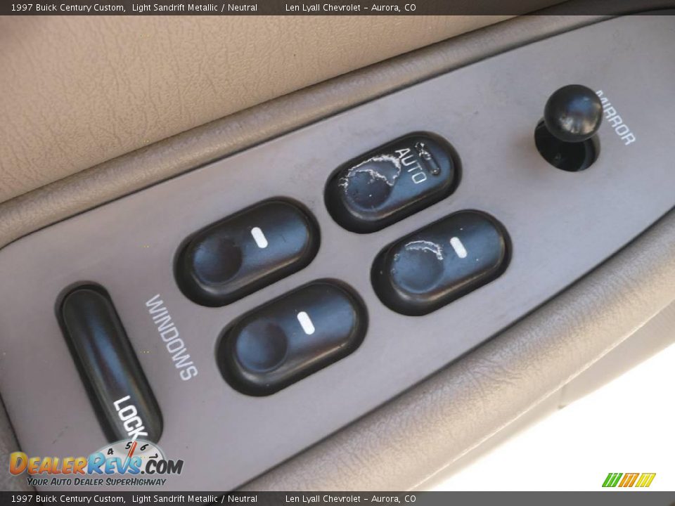 1997 Buick Century Custom Light Sandrift Metallic / Neutral Photo #8