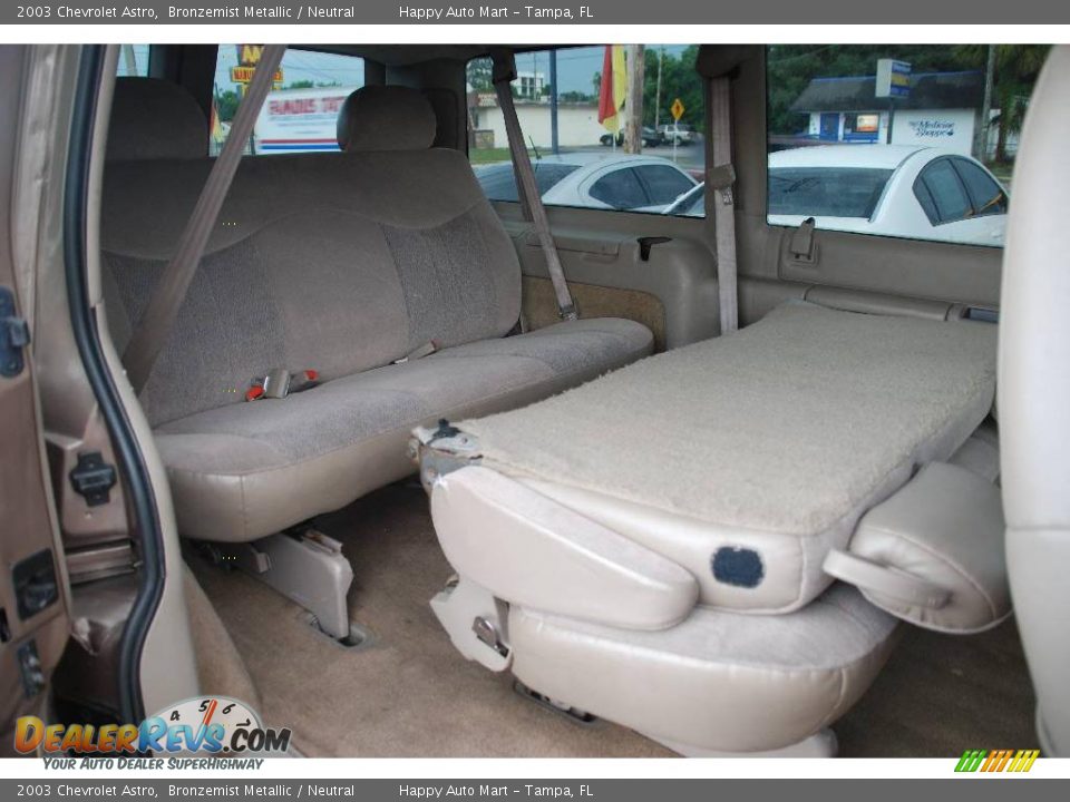 2003 Chevrolet Astro Bronzemist Metallic / Neutral Photo #24