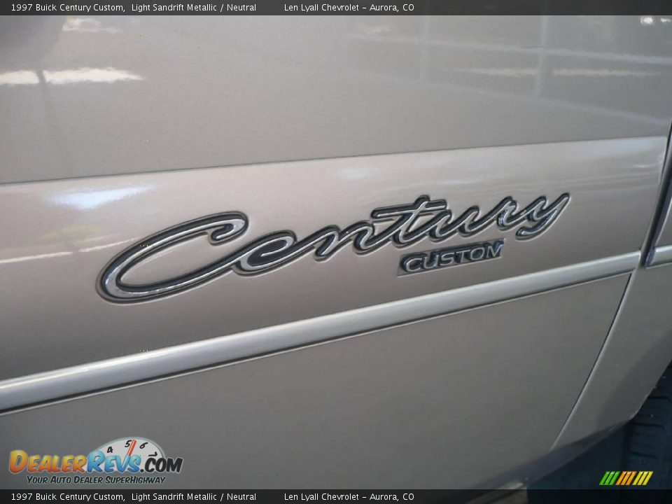 1997 Buick Century Custom Light Sandrift Metallic / Neutral Photo #13