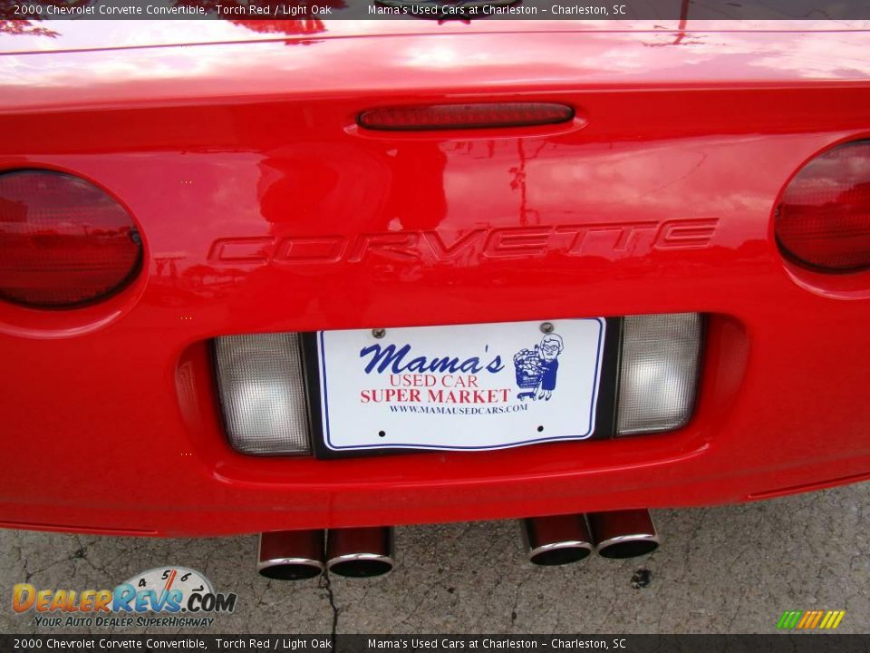 2000 Chevrolet Corvette Convertible Torch Red / Light Oak Photo #23