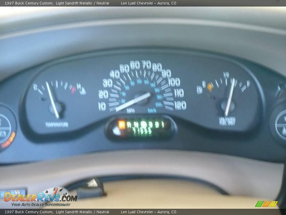 1997 Buick Century Custom Light Sandrift Metallic / Neutral Photo #17