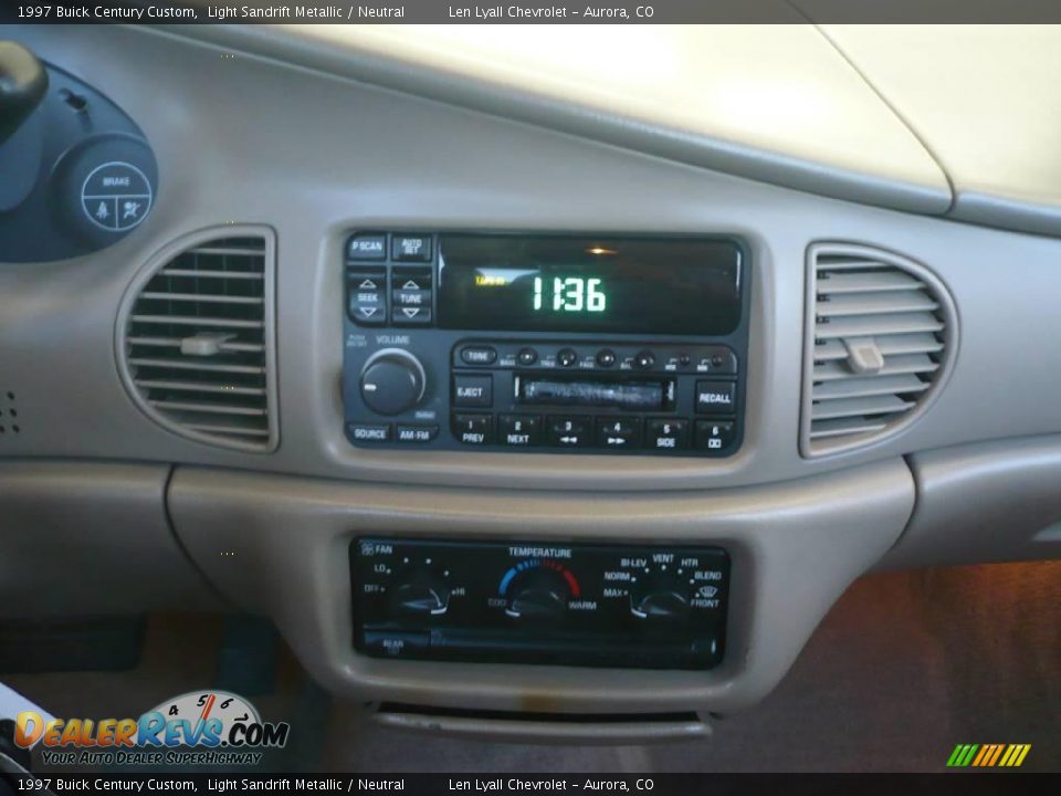 1997 Buick Century Custom Light Sandrift Metallic / Neutral Photo #18