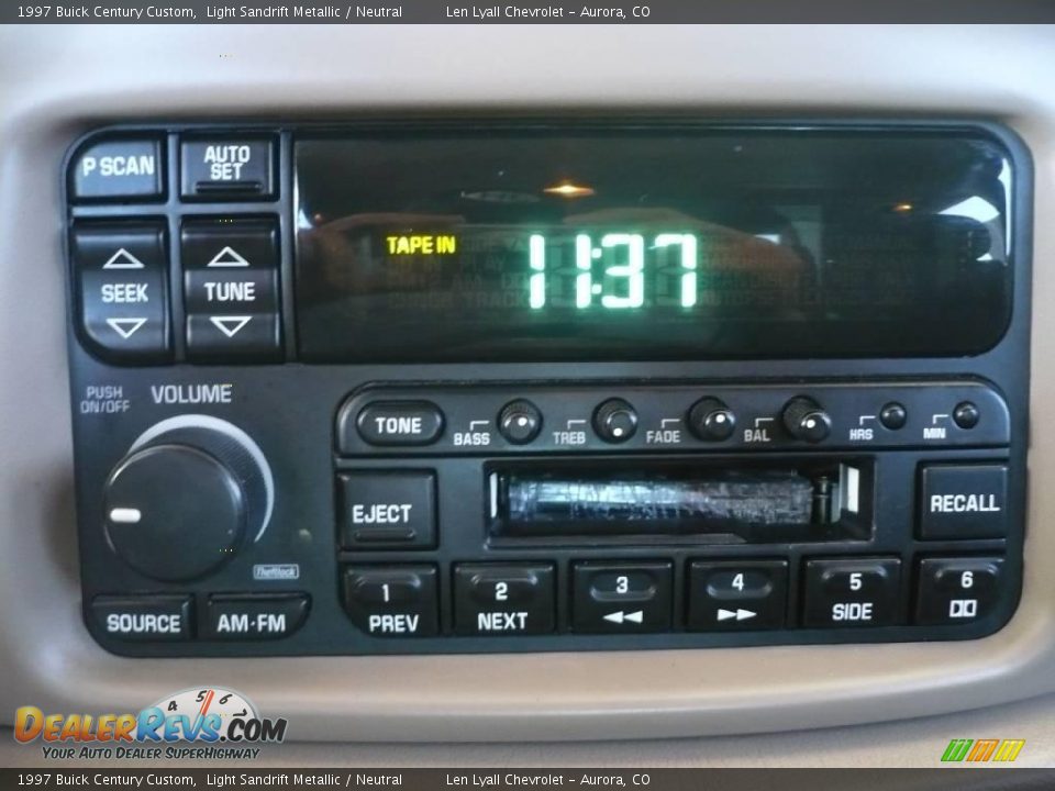 1997 Buick Century Custom Light Sandrift Metallic / Neutral Photo #23