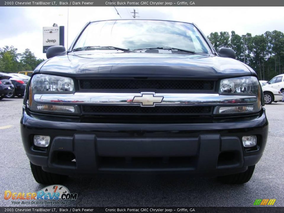 2003 Chevrolet TrailBlazer LT Black / Dark Pewter Photo #3