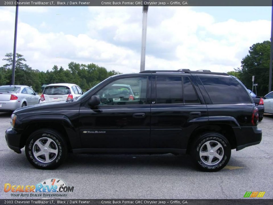 2003 Chevrolet TrailBlazer LT Black / Dark Pewter Photo #5