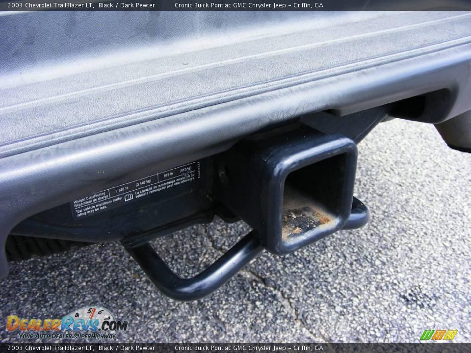 2003 Chevrolet TrailBlazer LT Black / Dark Pewter Photo #9