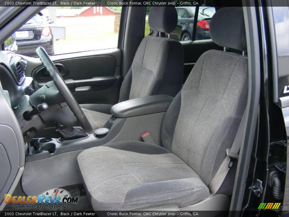 2003 Chevrolet TrailBlazer LT Black / Dark Pewter Photo #11