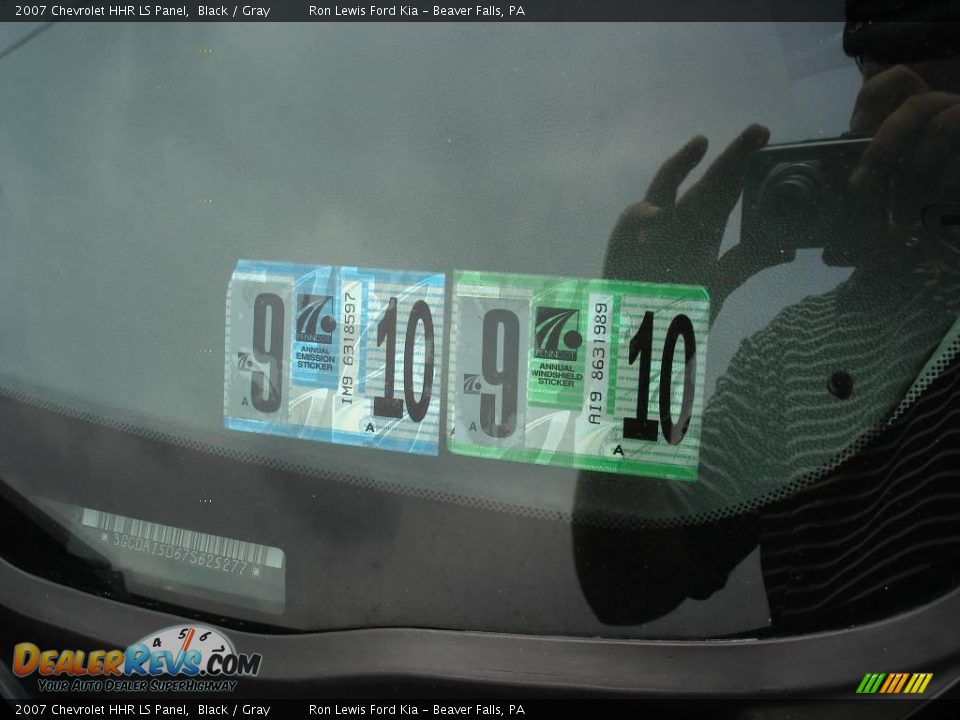 2007 Chevrolet HHR LS Panel Black / Gray Photo #14