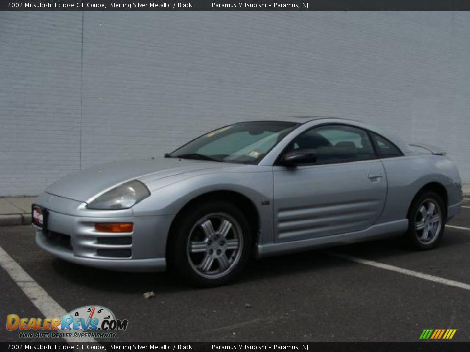 2002 Mitsubishi Eclipse GT Coupe Sterling Silver Metallic / Black Photo #1