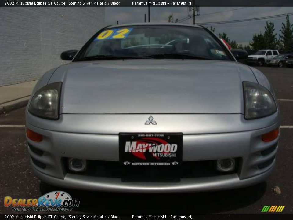 2002 Mitsubishi Eclipse GT Coupe Sterling Silver Metallic / Black Photo #2