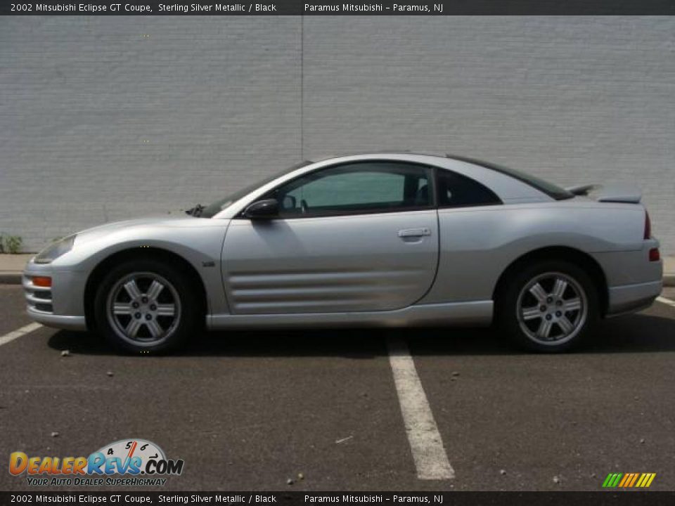 2002 Mitsubishi Eclipse GT Coupe Sterling Silver Metallic / Black Photo #3