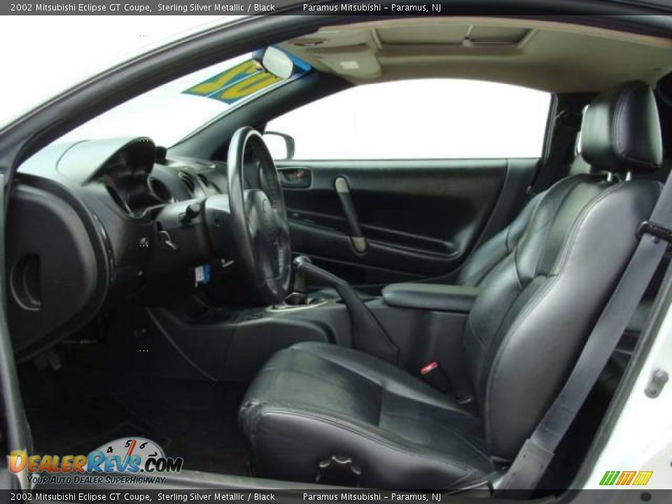 2002 Mitsubishi Eclipse GT Coupe Sterling Silver Metallic / Black Photo #9