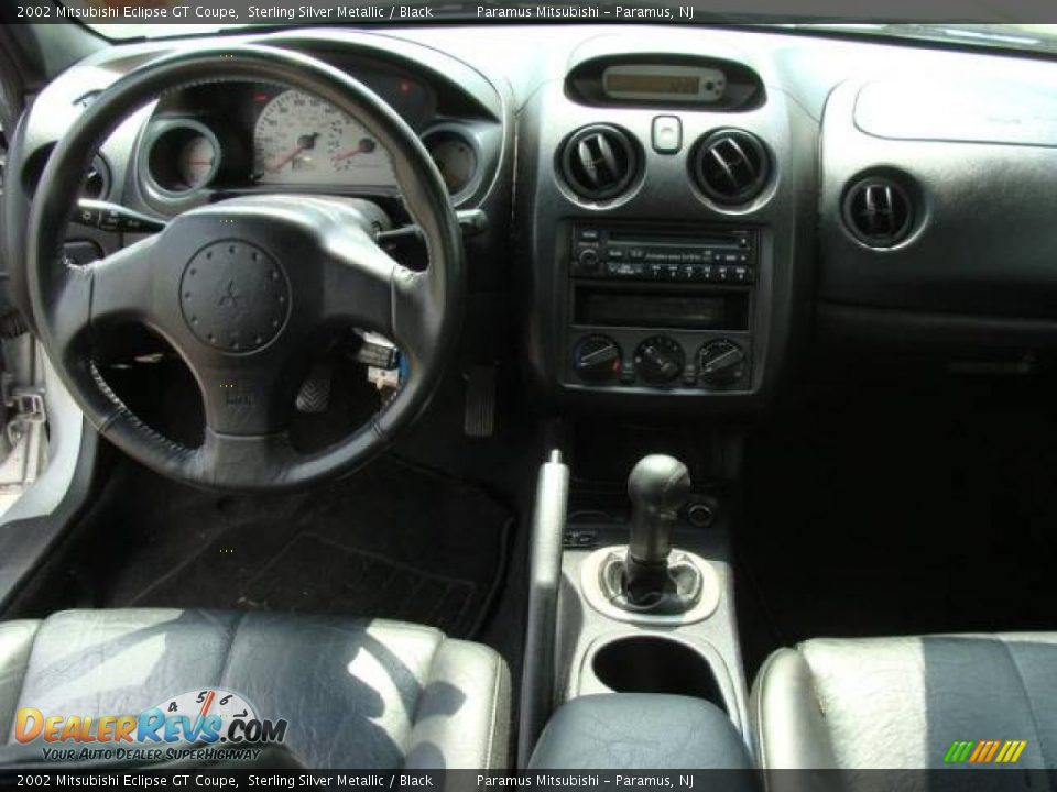 2002 Mitsubishi Eclipse GT Coupe Sterling Silver Metallic / Black Photo #11