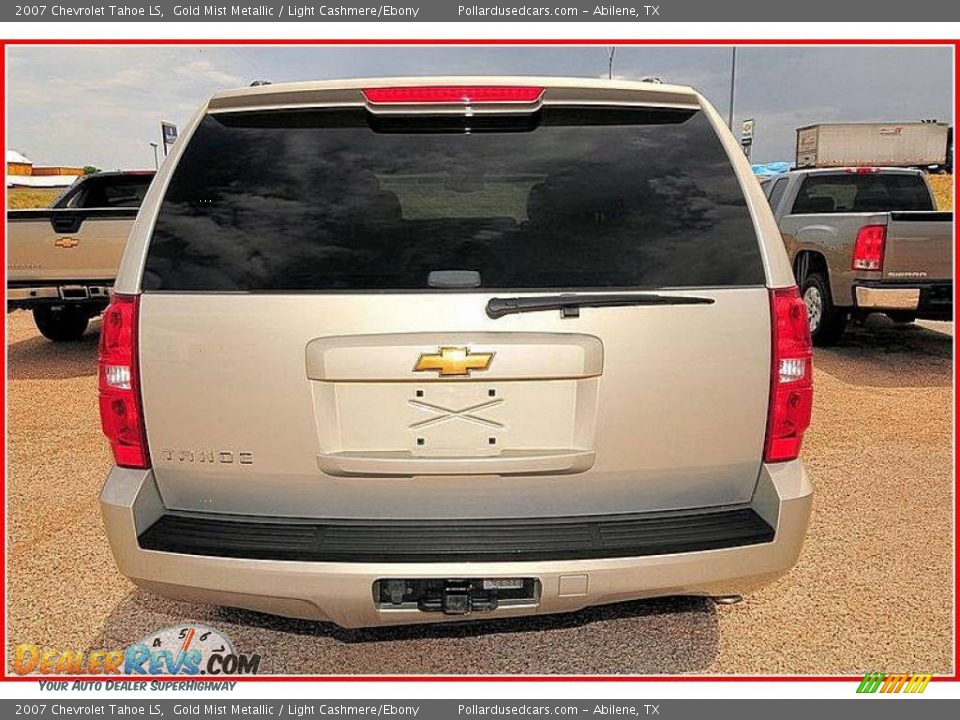 2007 Chevrolet Tahoe LS Gold Mist Metallic / Light Cashmere/Ebony Photo #4