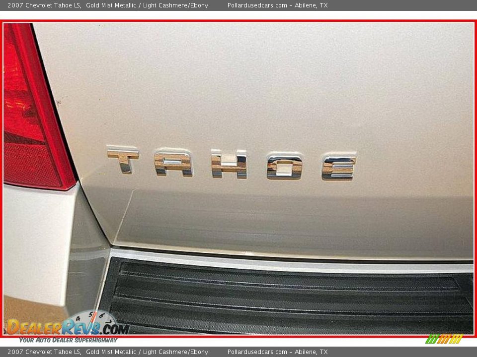 2007 Chevrolet Tahoe LS Gold Mist Metallic / Light Cashmere/Ebony Photo #5