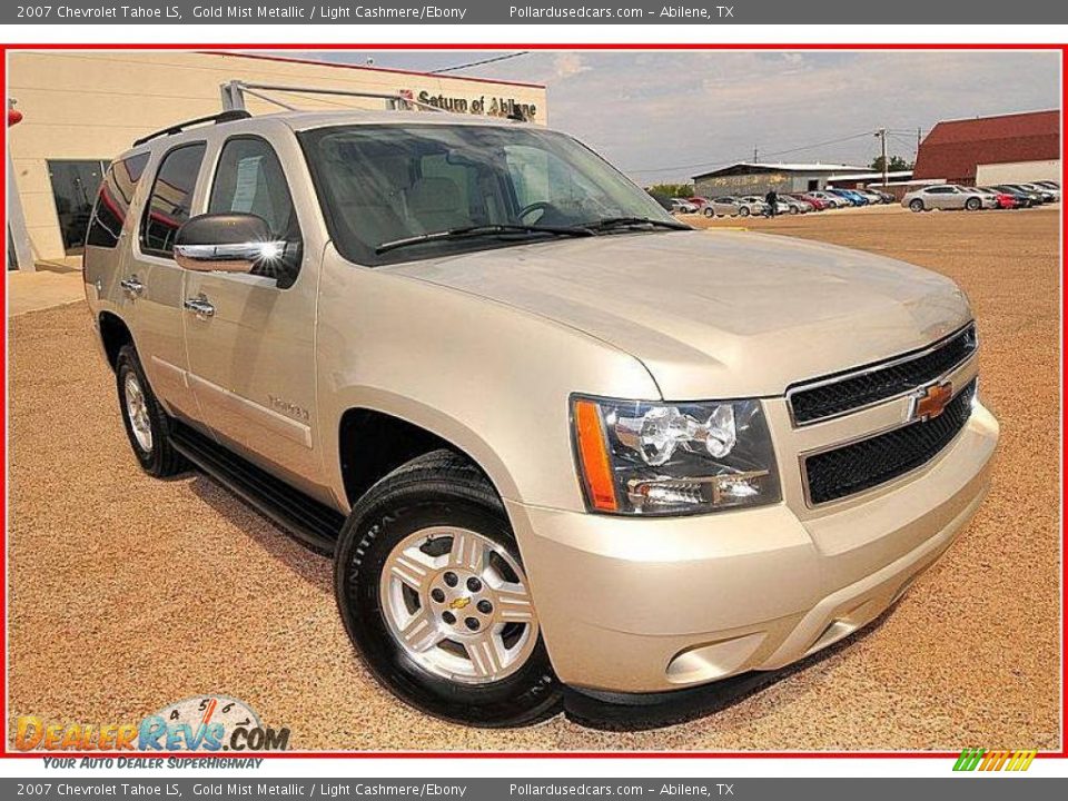 2007 Chevrolet Tahoe LS Gold Mist Metallic / Light Cashmere/Ebony Photo #8