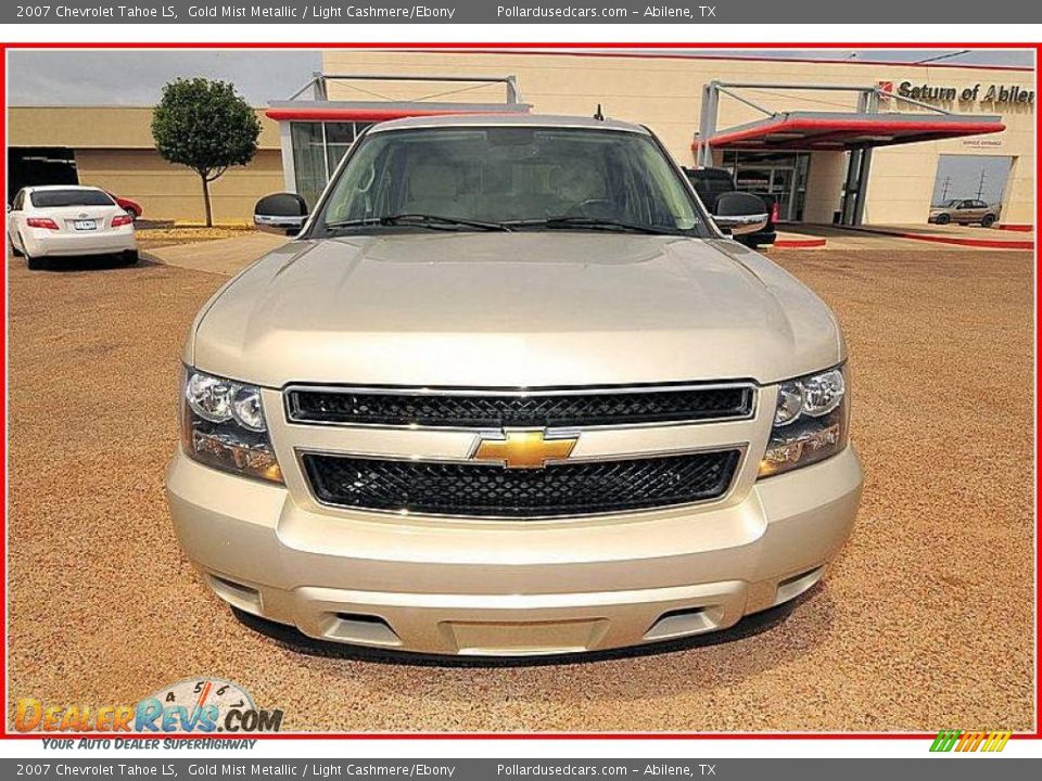 2007 Chevrolet Tahoe LS Gold Mist Metallic / Light Cashmere/Ebony Photo #9