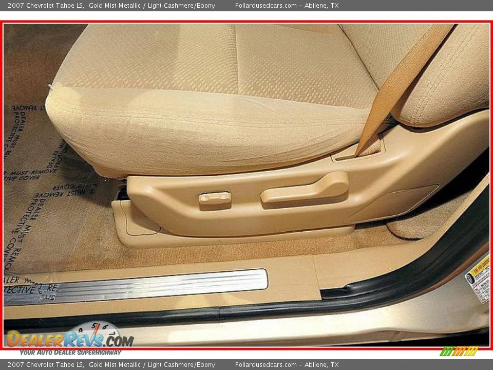 2007 Chevrolet Tahoe LS Gold Mist Metallic / Light Cashmere/Ebony Photo #12