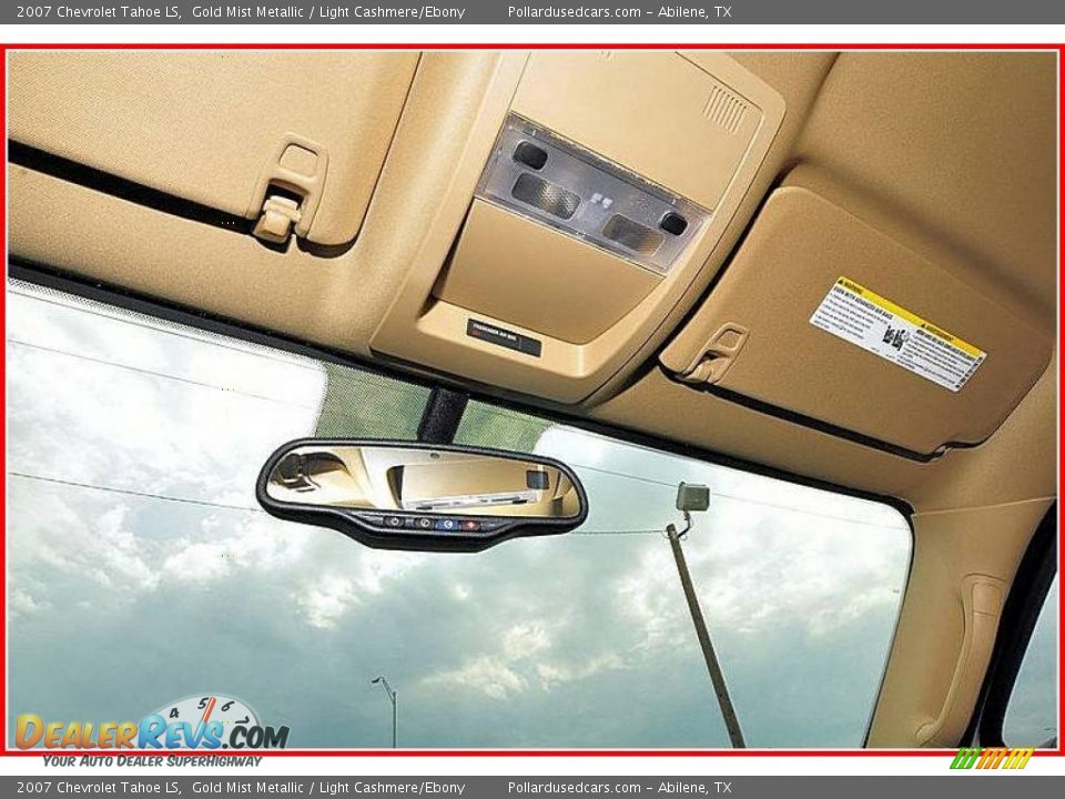 2007 Chevrolet Tahoe LS Gold Mist Metallic / Light Cashmere/Ebony Photo #30