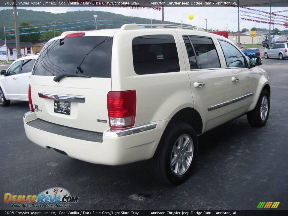 2008 Chrysler Aspen Limited Cool Vanilla / Dark Slate Gray/Light Slate Gray Photo #5