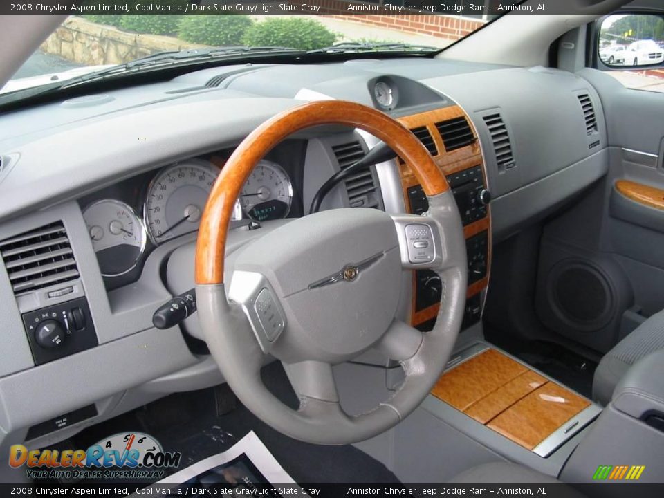 2008 Chrysler Aspen Limited Cool Vanilla / Dark Slate Gray/Light Slate Gray Photo #8
