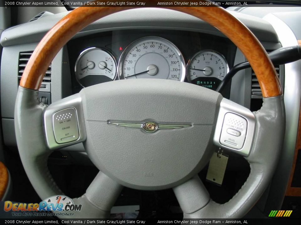 2008 Chrysler Aspen Limited Cool Vanilla / Dark Slate Gray/Light Slate Gray Photo #11