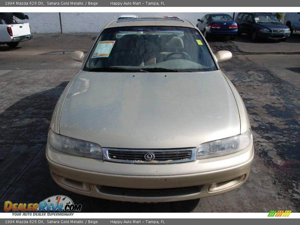 1994 Mazda 626 DX Sahara Gold Metallic / Beige Photo #4
