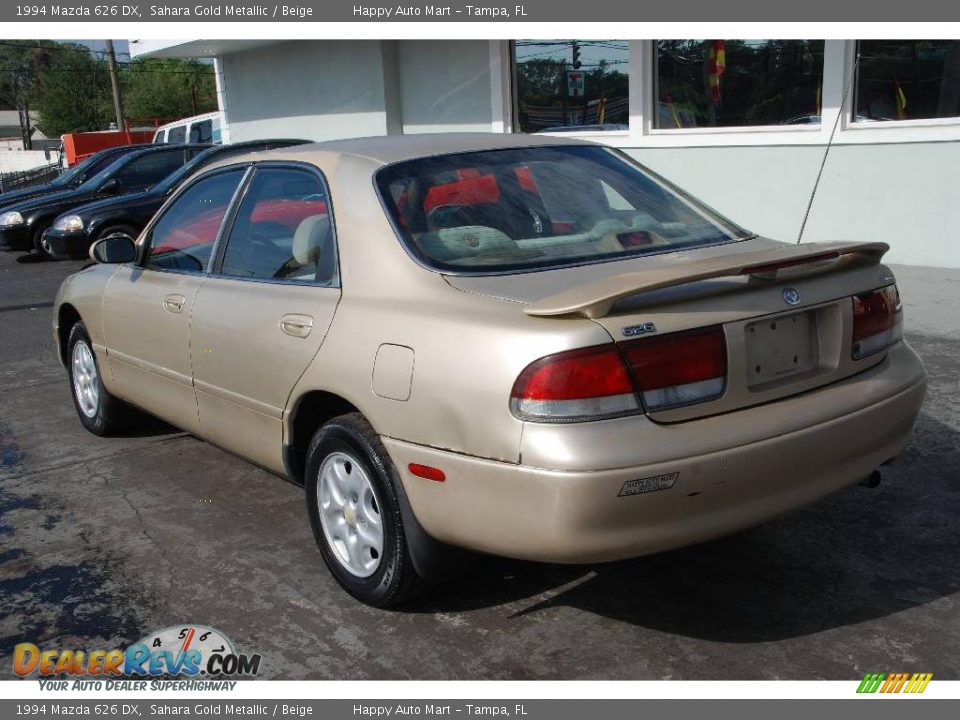 1994 Mazda 626 DX Sahara Gold Metallic / Beige Photo #5