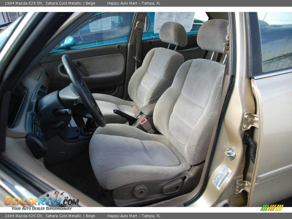 1994 Mazda 626 DX Sahara Gold Metallic / Beige Photo #11