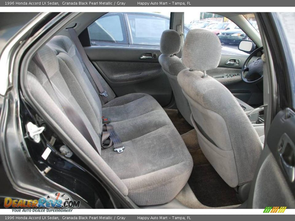 1996 Honda Accord LX Sedan Granada Black Pearl Metallic / Gray Photo #19