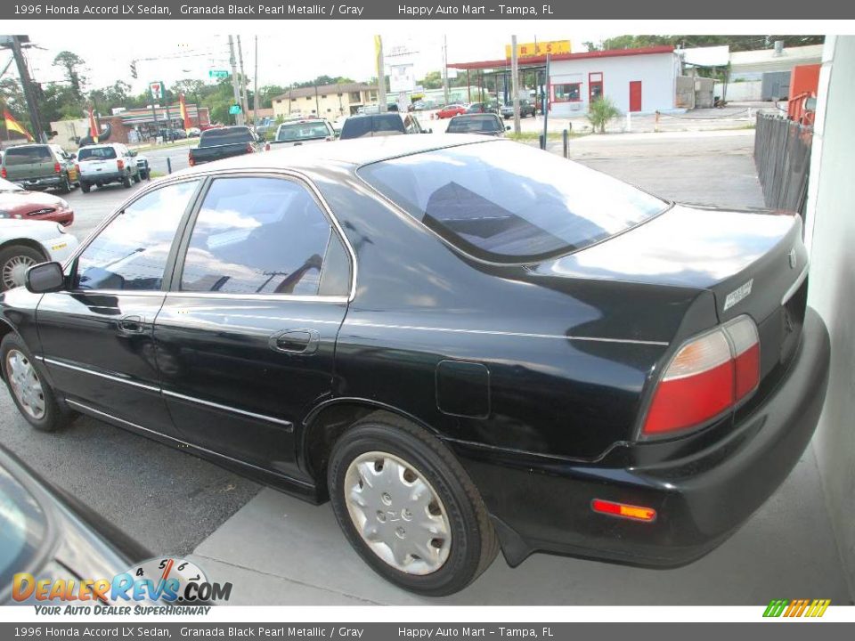 1996 Honda Accord LX Sedan Granada Black Pearl Metallic / Gray Photo #21