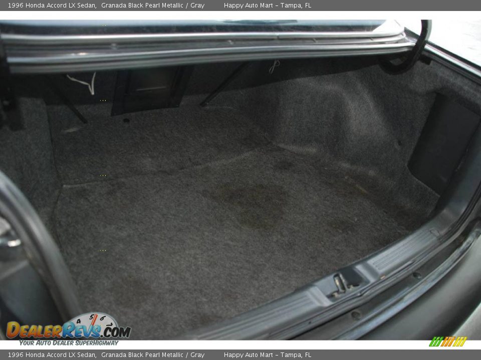 1996 Honda Accord LX Sedan Granada Black Pearl Metallic / Gray Photo #25