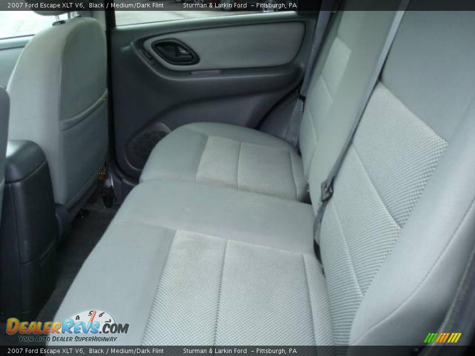 2007 Ford Escape XLT V6 Black / Medium/Dark Flint Photo #11