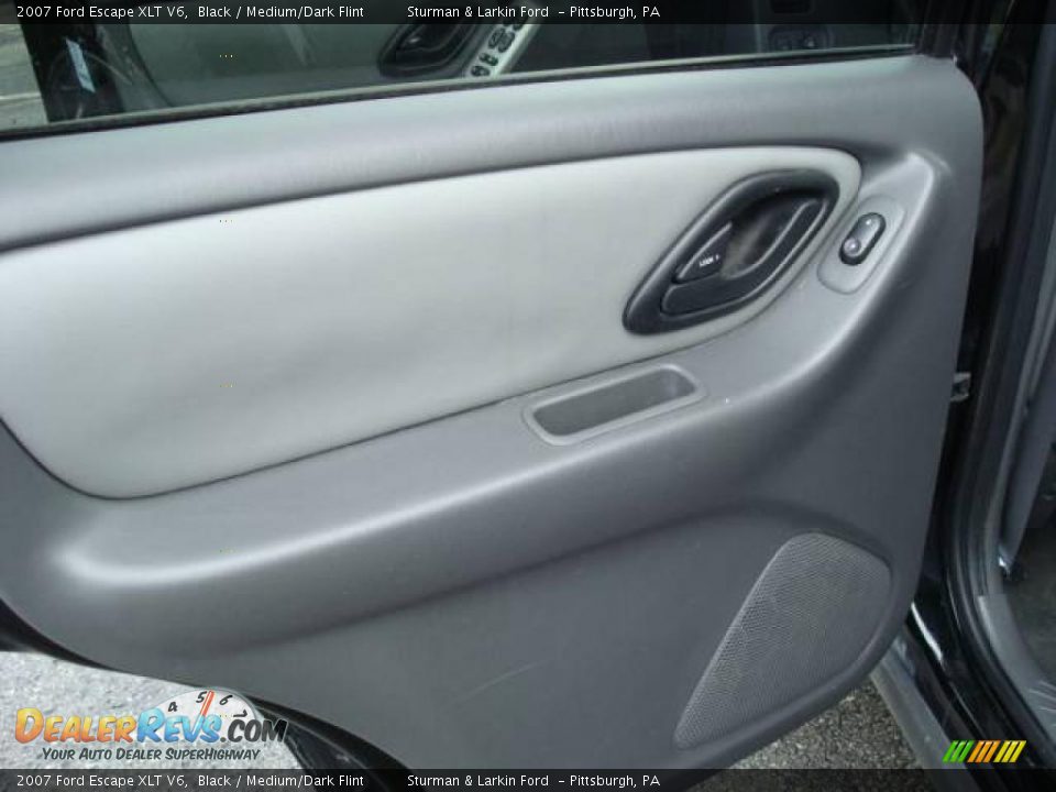 2007 Ford Escape XLT V6 Black / Medium/Dark Flint Photo #13