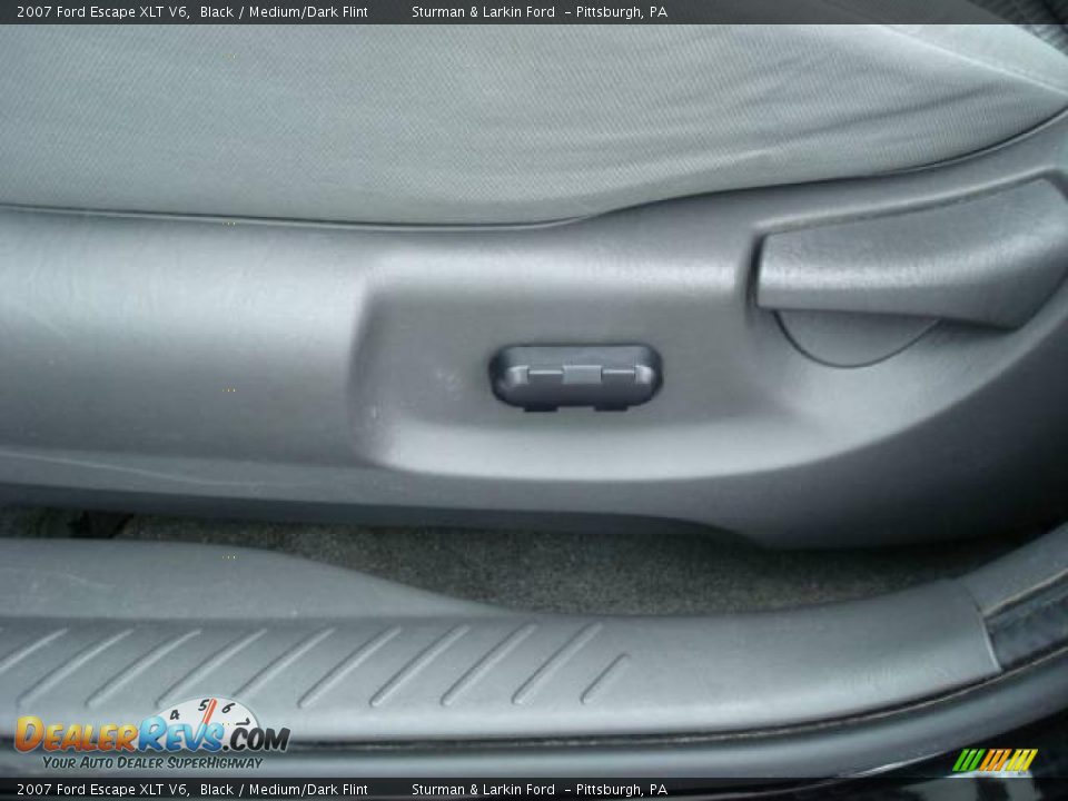 2007 Ford Escape XLT V6 Black / Medium/Dark Flint Photo #15