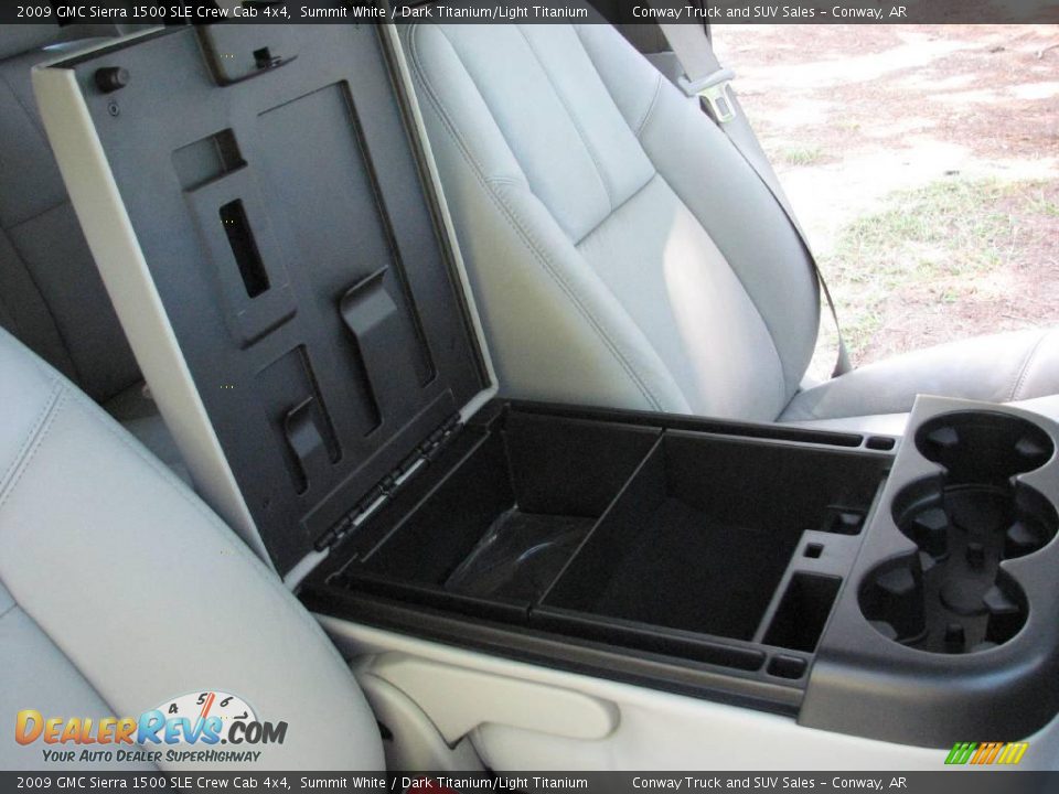 2009 GMC Sierra 1500 SLE Crew Cab 4x4 Summit White / Dark Titanium/Light Titanium Photo #13