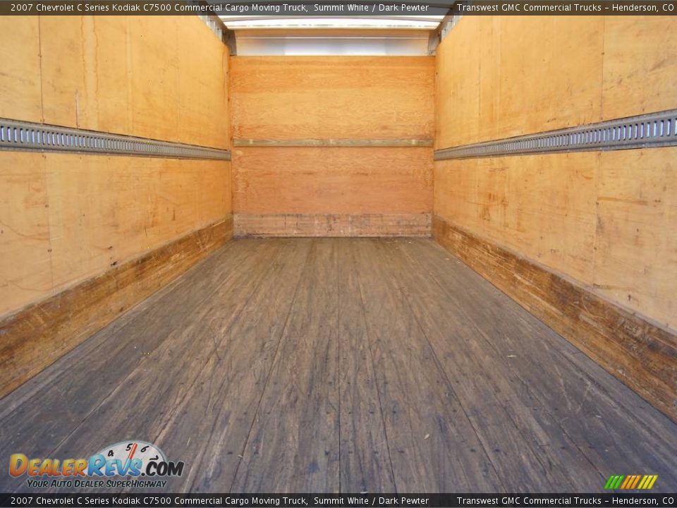 2007 Chevrolet C Series Kodiak C7500 Commercial Cargo Moving Truck Summit White / Dark Pewter Photo #11