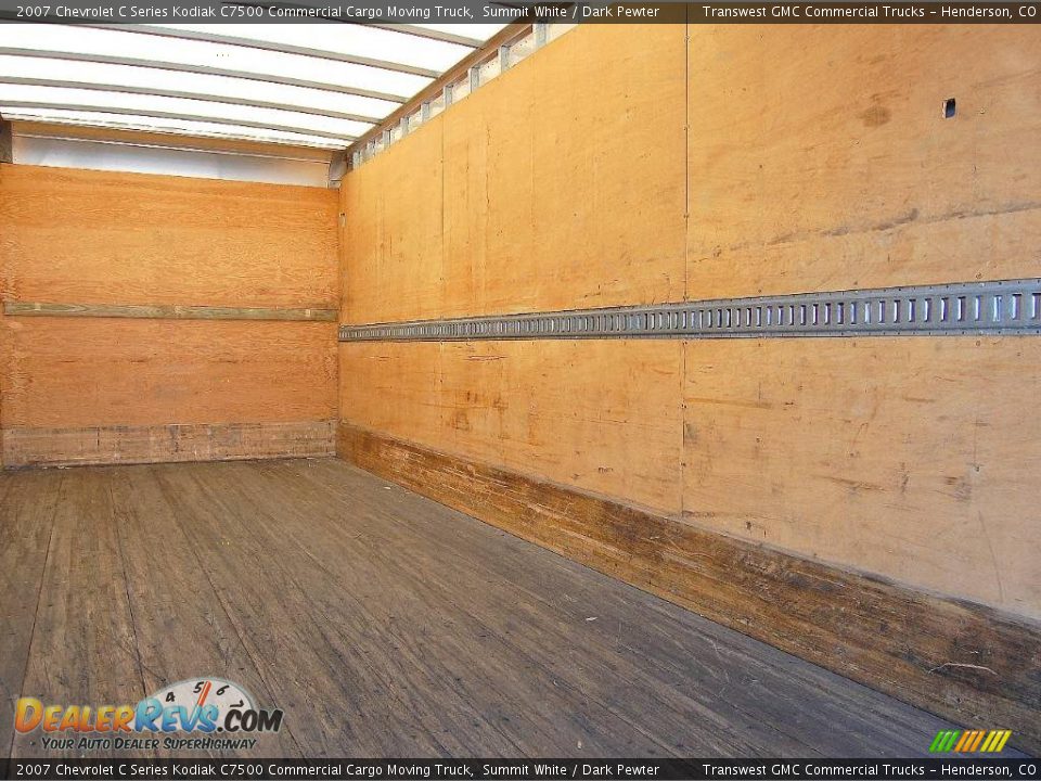 2007 Chevrolet C Series Kodiak C7500 Commercial Cargo Moving Truck Summit White / Dark Pewter Photo #12