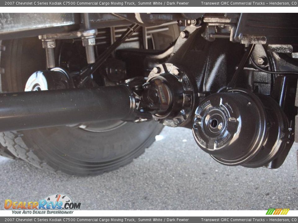 2007 Chevrolet C Series Kodiak C7500 Commercial Cargo Moving Truck Summit White / Dark Pewter Photo #15