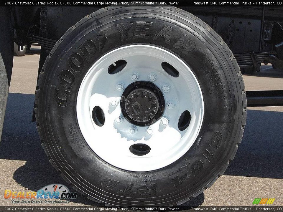 2007 Chevrolet C Series Kodiak C7500 Commercial Cargo Moving Truck Summit White / Dark Pewter Photo #18