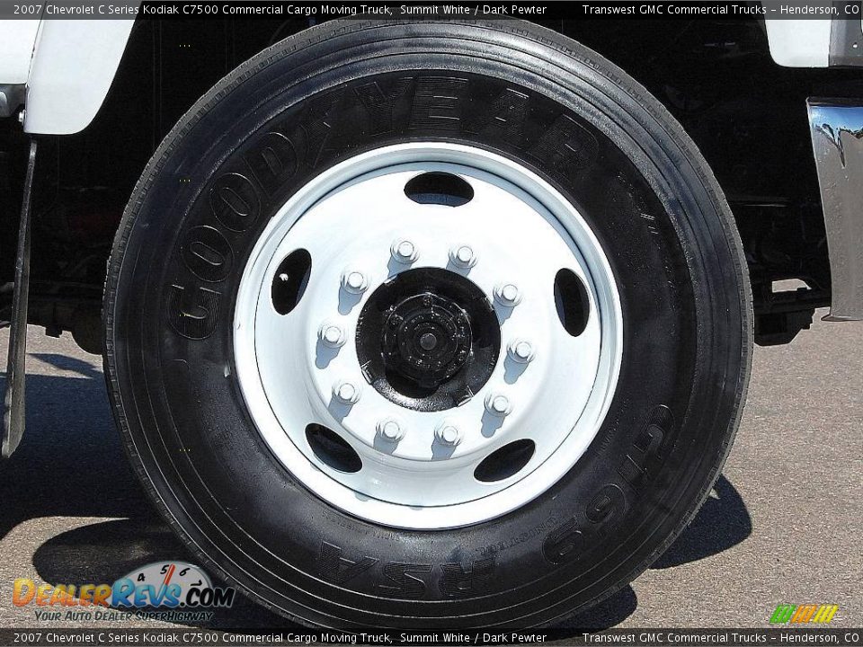 2007 Chevrolet C Series Kodiak C7500 Commercial Cargo Moving Truck Summit White / Dark Pewter Photo #20