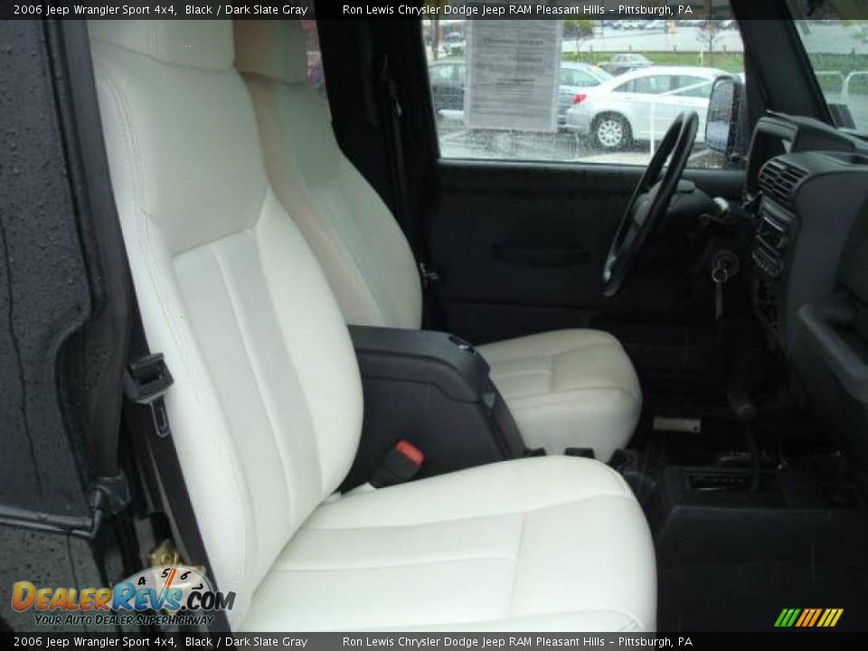 2006 Jeep Wrangler Sport 4x4 Black / Dark Slate Gray Photo #13