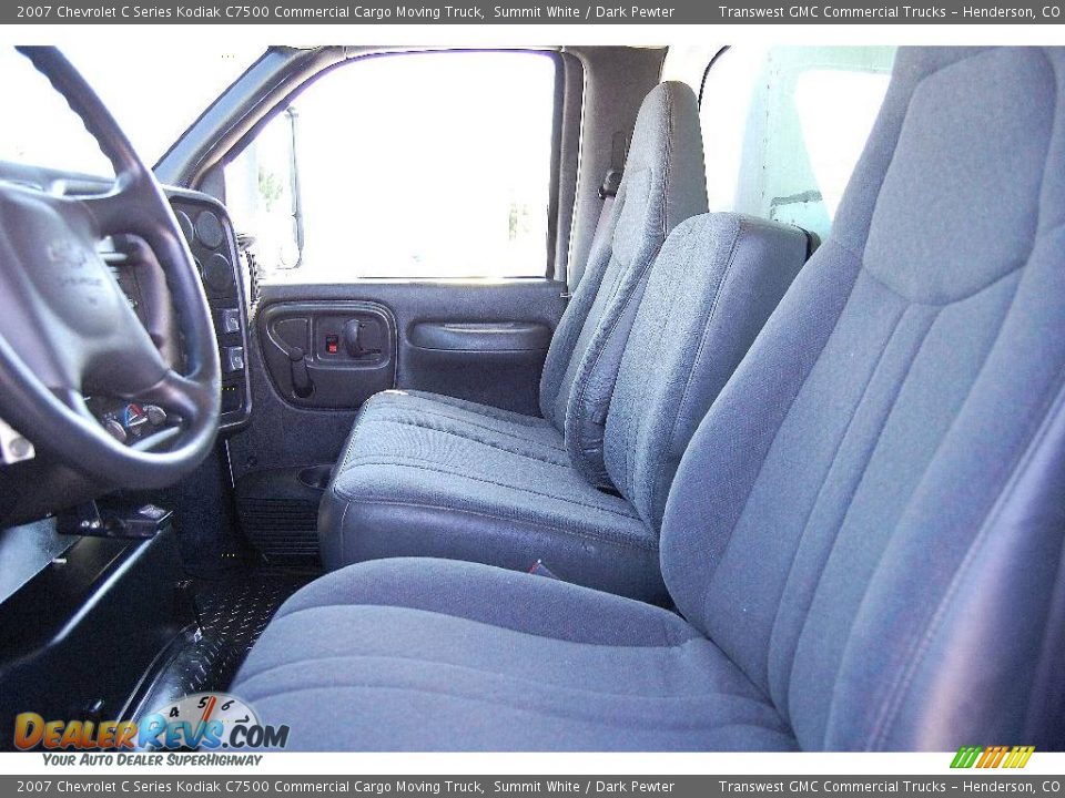 2007 Chevrolet C Series Kodiak C7500 Commercial Cargo Moving Truck Summit White / Dark Pewter Photo #24