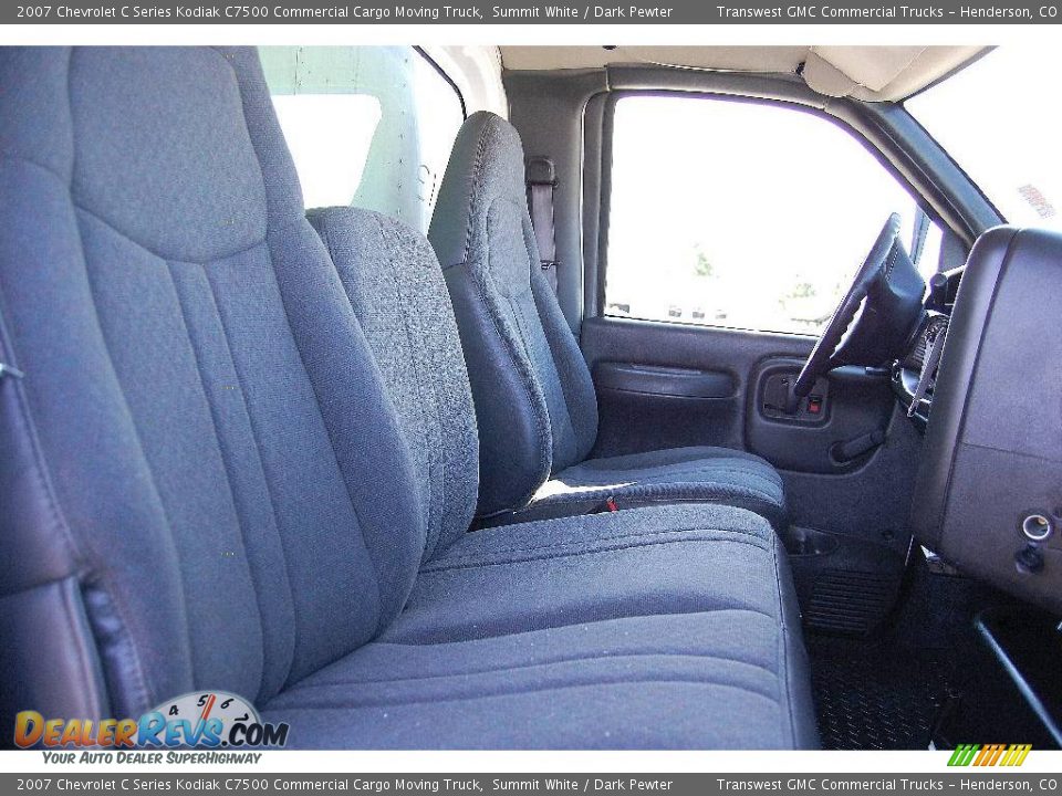 2007 Chevrolet C Series Kodiak C7500 Commercial Cargo Moving Truck Summit White / Dark Pewter Photo #25