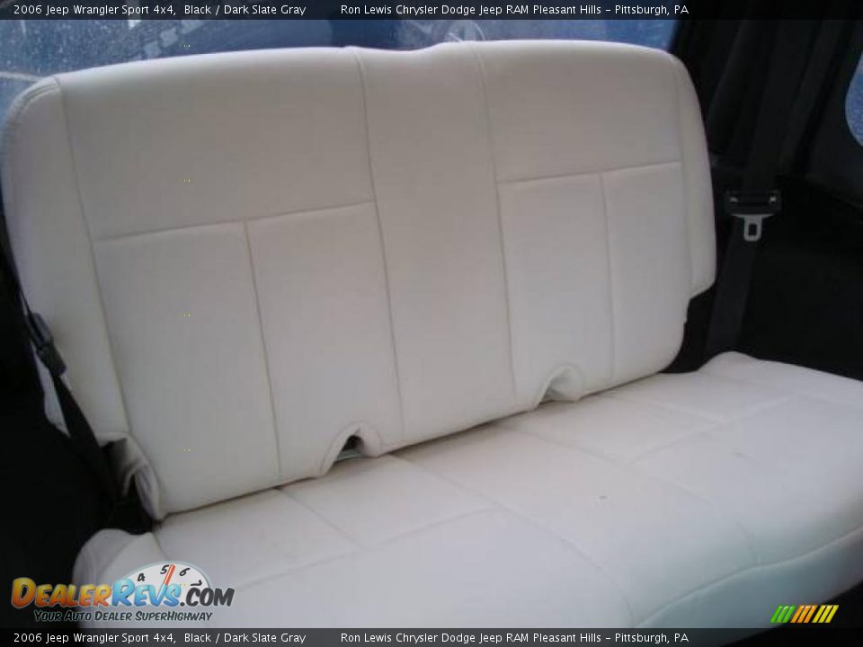 2006 Jeep Wrangler Sport 4x4 Black / Dark Slate Gray Photo #16