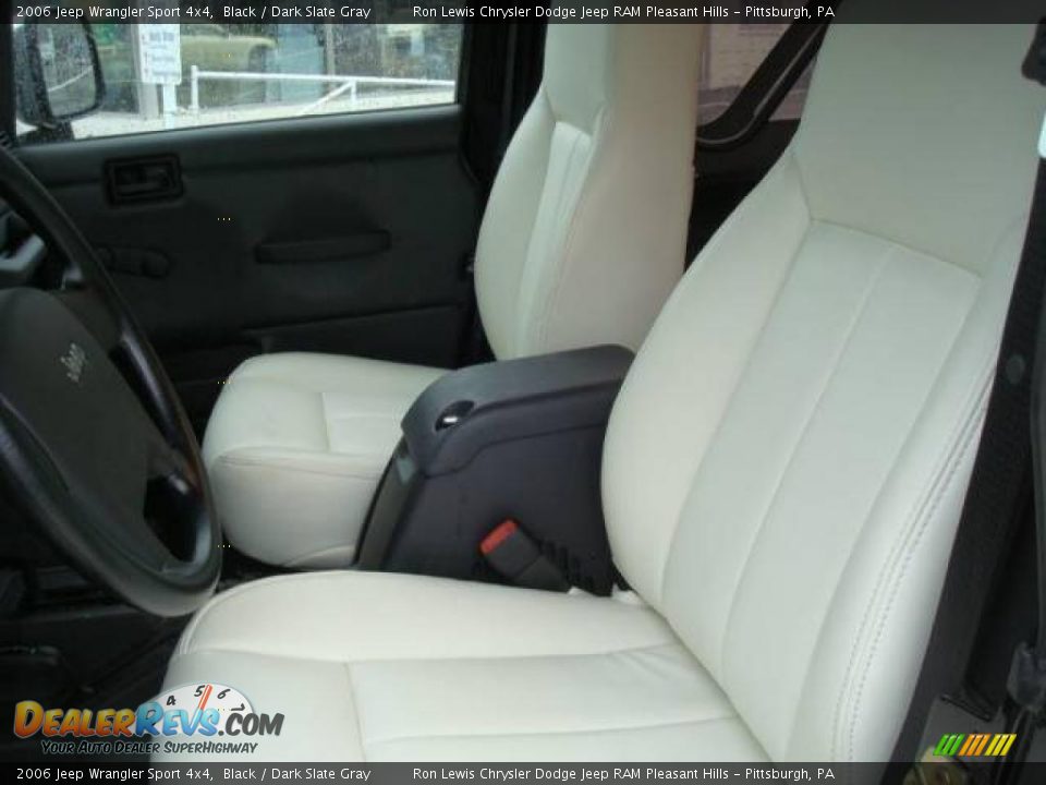 2006 Jeep Wrangler Sport 4x4 Black / Dark Slate Gray Photo #17