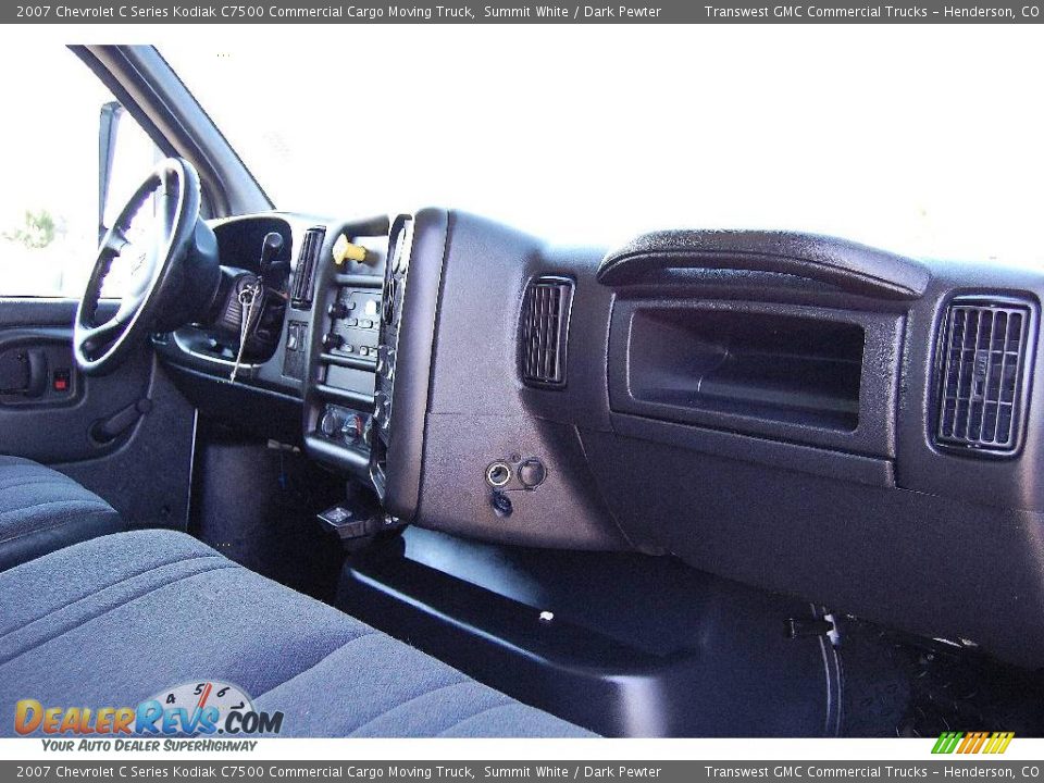 2007 Chevrolet C Series Kodiak C7500 Commercial Cargo Moving Truck Summit White / Dark Pewter Photo #27