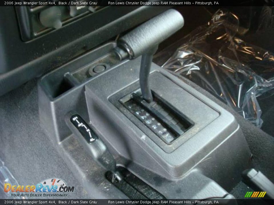 2006 Jeep Wrangler Sport 4x4 Black / Dark Slate Gray Photo #22
